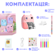 Дитячий фотоапарат миттєвого друку кольоровий цифровий D8S Premium 1080P HD 12Мп компактний легкий фотоапарат полароід камера з миттєвим друком для дітей термодрук (Рожевий Русалка)