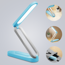 Настільний LED світильник Folding Table LED Lamp 8005 Блакитний акумуляторна настільна лампа