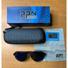 Модні чоловічі сонцезахисні окуляри 2025 aviator polarized ice blue сонячні захисні UV400 поляризаційні антиблікові авіатори для риболовлі відпочинку авто стильні polaroid від сонця у формі краплі полароід блакитні лінзи у комплекті твердий футляр