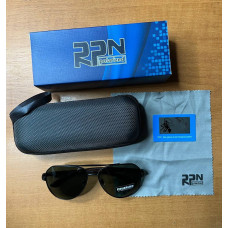 Модні чоловічі сонцезахисні окуляри 2025 aviator polarized black сонячні захисні UV400 поляризаційні антиблікові авіатори для риболовлі відпочинку авто стильні polaroid від сонця у формі краплі полароід сіро-зелені лінзи у комплекті твердий футляр