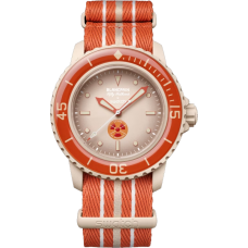 Наручний годинник Blancpain × Swatch Bioceramic Scuba Fifty Fathoms Collection ''Arctic Ocean